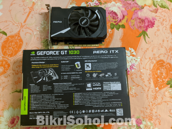 NVIDIA GT 1030 2GB OC Edition (warranty 1 year)